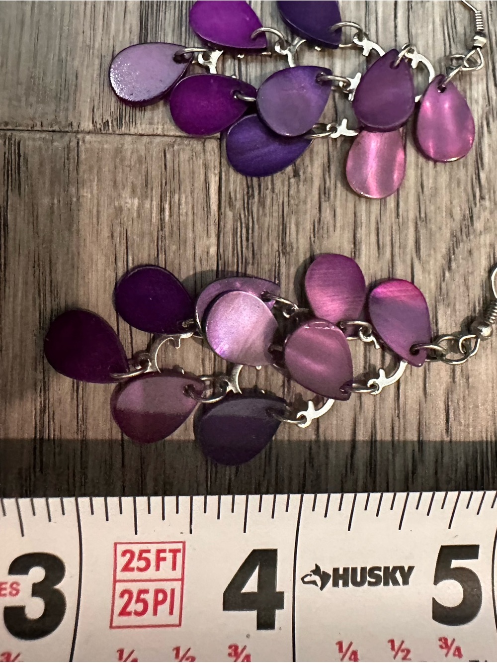 Purple Dangle Earrings -  two Styles - Picture 8 of 8